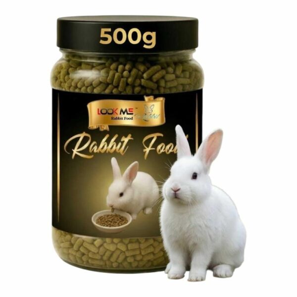 Look ME Rabbit Food Pellets 500g (Pack of 2) | Nutritious Da...