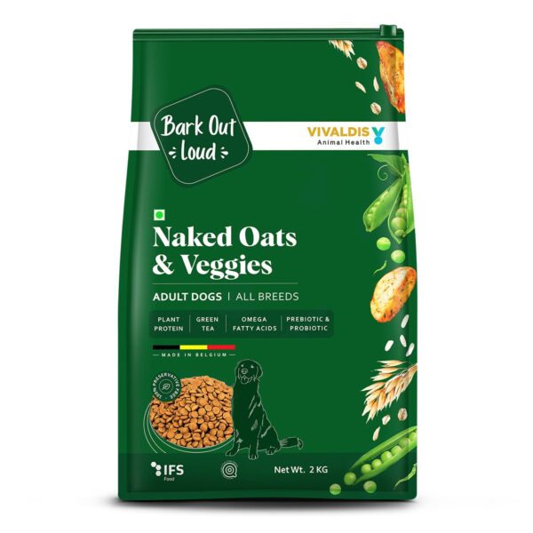 Bark Out Loud Veg Adult Dog Food for Medium & Large Breeds -...