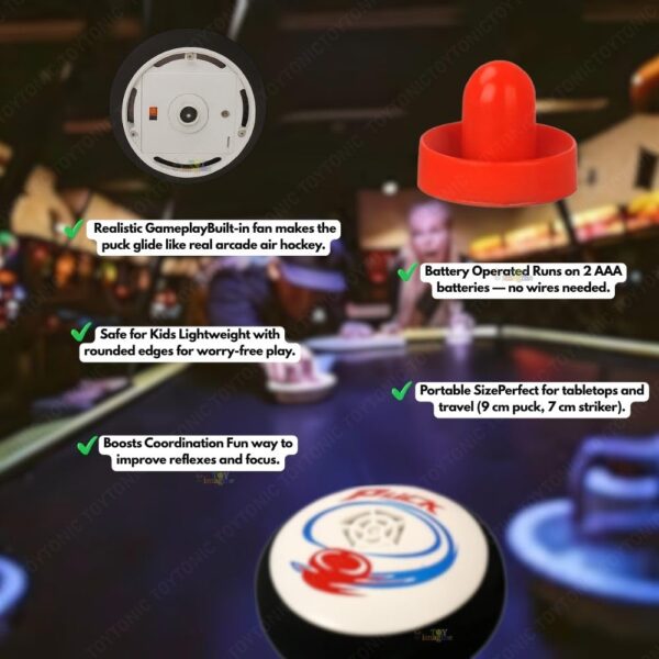 615eMoTPUxL._SL1000_.jpg Toy Imagine Air Hockey Game for Kids | Indoor Games for Boys...