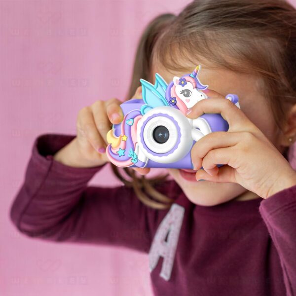 Wembley Kids Digital Camera Compact Unicorn Design Selfie Ca...