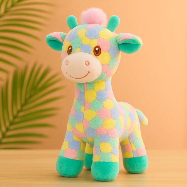 61O04egq8L._SL1024_.jpg SCOOBA Giraffe Animal Soft Toy 30cm Height Single Piece