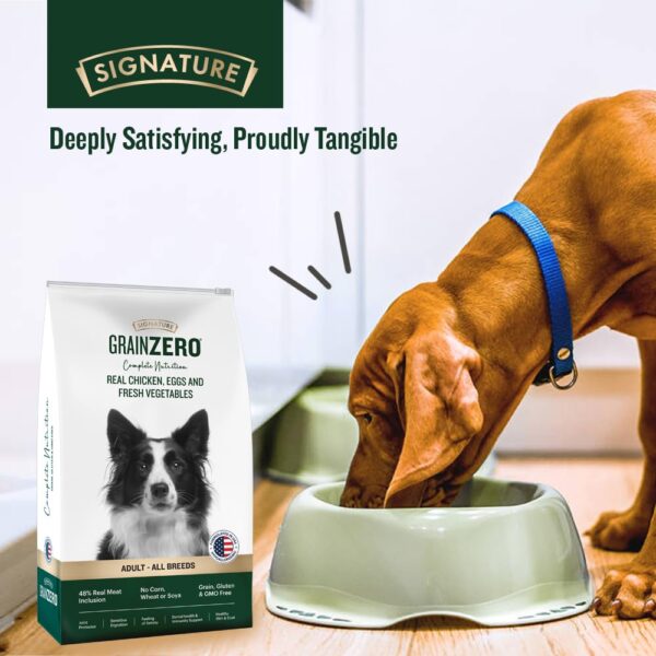 Grain Zero Adult Dry Dog Food 3kg | Real Chicken, Egg & Vege...