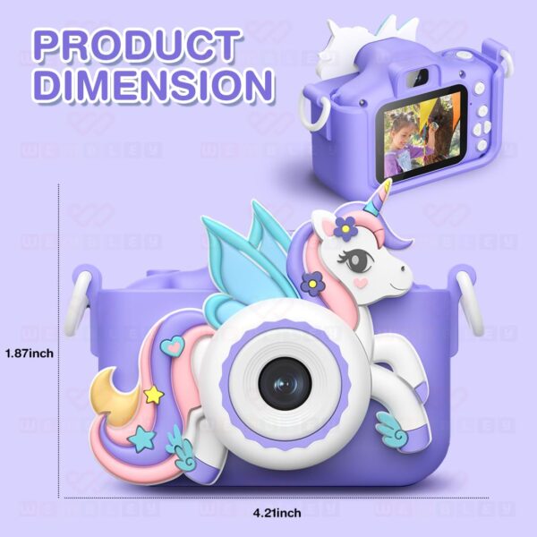 Wembley Kids Digital Camera Compact Unicorn Design Selfie Ca...