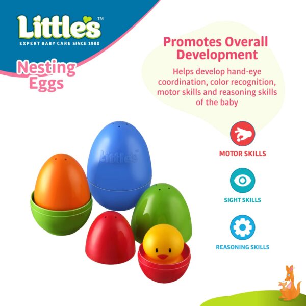 Piramal Little'S Nesting Eggs I Activity Toy for Babies I Mu...