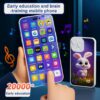 61nOyEx8bEL._SL1080_.jpg Mini Explorer Educational Flash Cards Phone Toy for Kids | R...