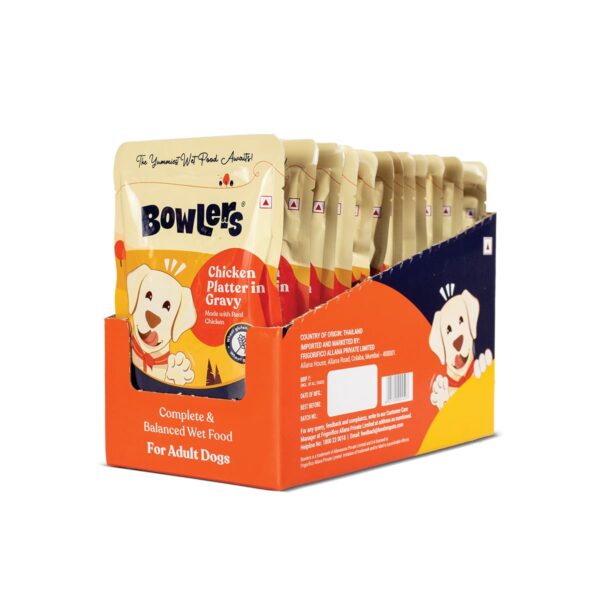 Bowlers Adult Wet Dog Food | Chicken Platter in Gravy |80 GM...