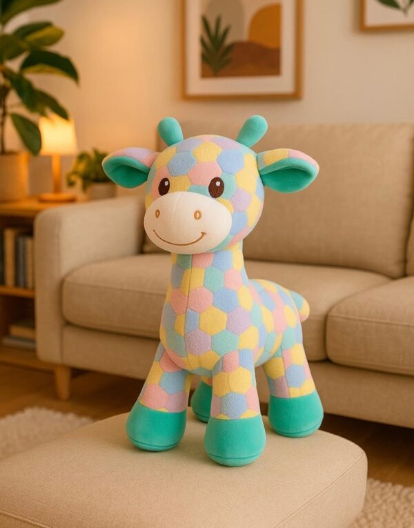 61yjm7EpniL._SL1280_.jpg SCOOBA Giraffe Animal Soft Toy 30cm Height Single Piece