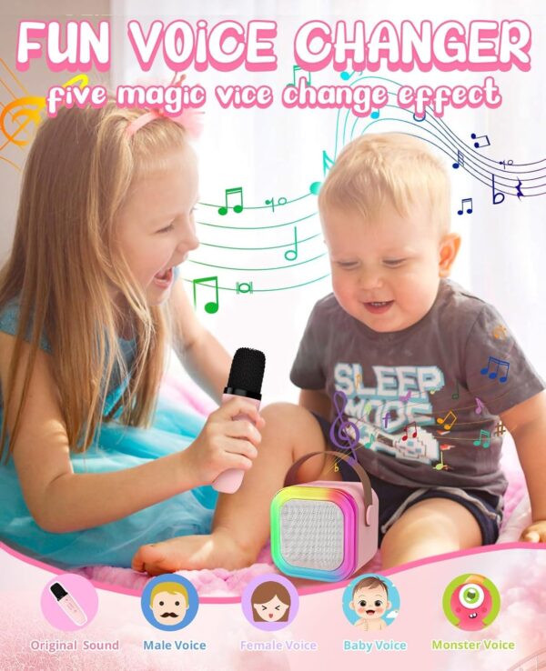 710w0a5-4mL._SL1500_.jpg Niwlix Mike for Kids with Speaker Wireless Mini Portable Blu...