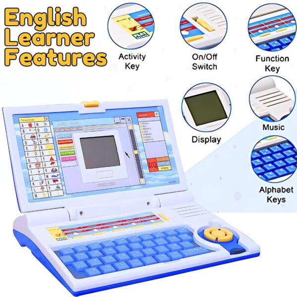 MiniExplorer Educational Computer Laptop Toy for Kids with M...