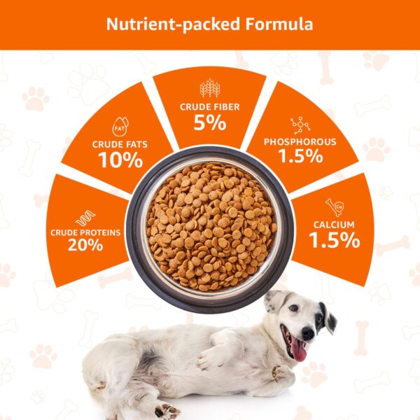 716Mn2j71KL._SL1500_.jpg Amazon Basics Dry Dog Food | 5 Kg | Chicken & Rice | with Re...