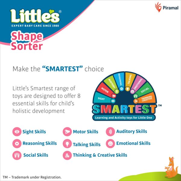 718Plqk-PIL._SL1500_.jpg Little's Shape Sorter Cube | Shape Sorter Toys for Kids | 24...