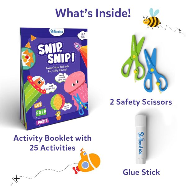 Skillmatics Scissor Skills Activity Book - Snip Snip, 25 Fun...