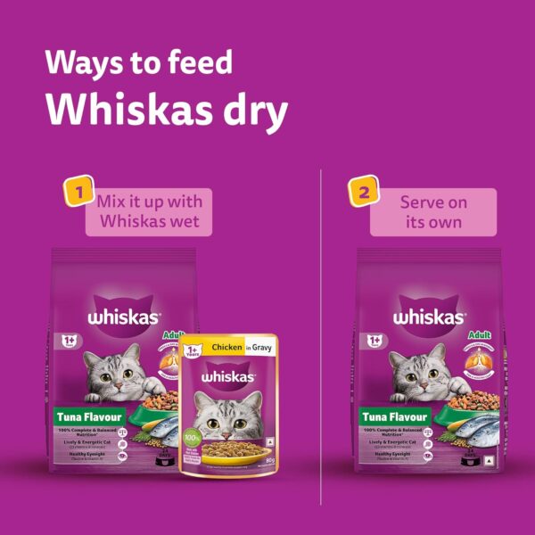 71IOGBe8EOL._SL1500_.jpg Whiskas Adult (1+ Years) Dry Cat Food, Tuna Flavour, 1.2 kg,...