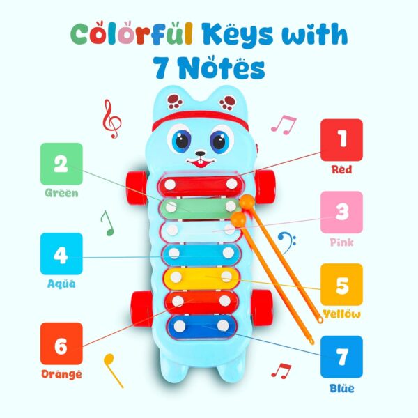 Mommers Xylophone Musical Educational Toy for Kid (1-3Year O...