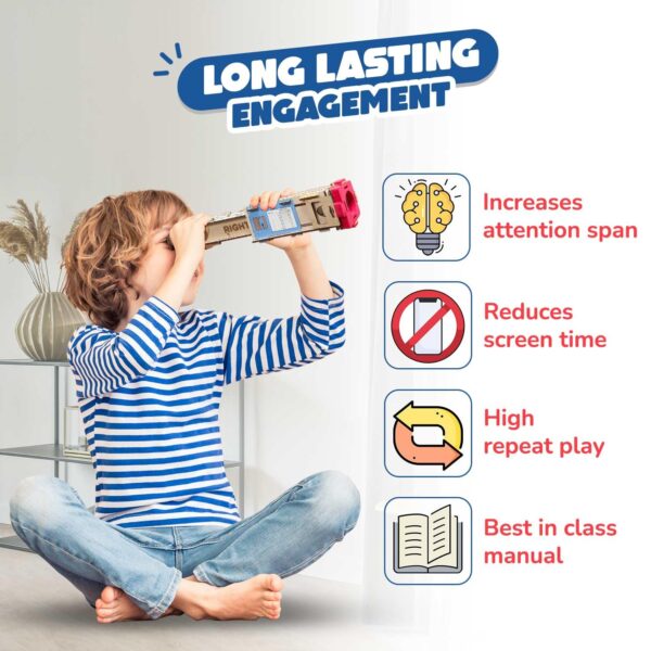 Smartivity Telescope Toy for Kids Age 8, 9, 10, 11, 12, 13, ...