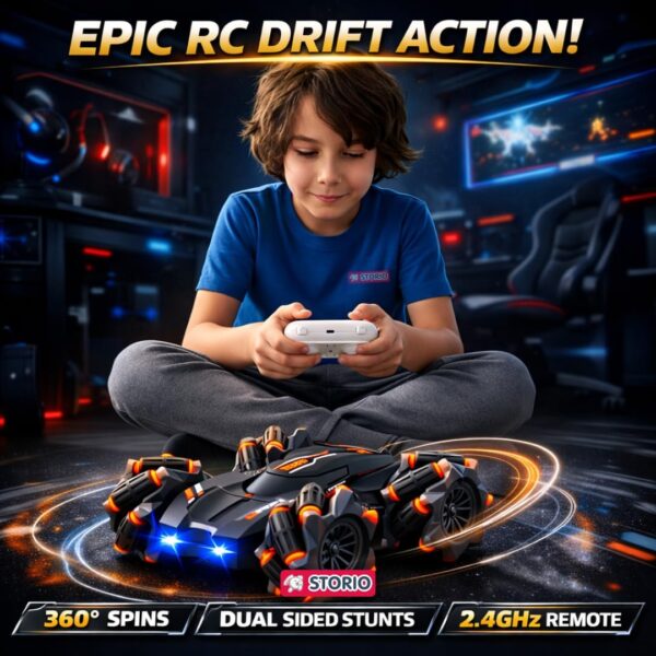 Storio 4x4 RC Rechargeable Remote Control Drift Stunt Car To...