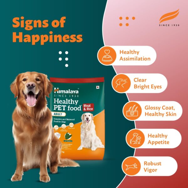 Himalaya Healthy PET Food for Adult Dogs | Meat & Rice | 1.2...