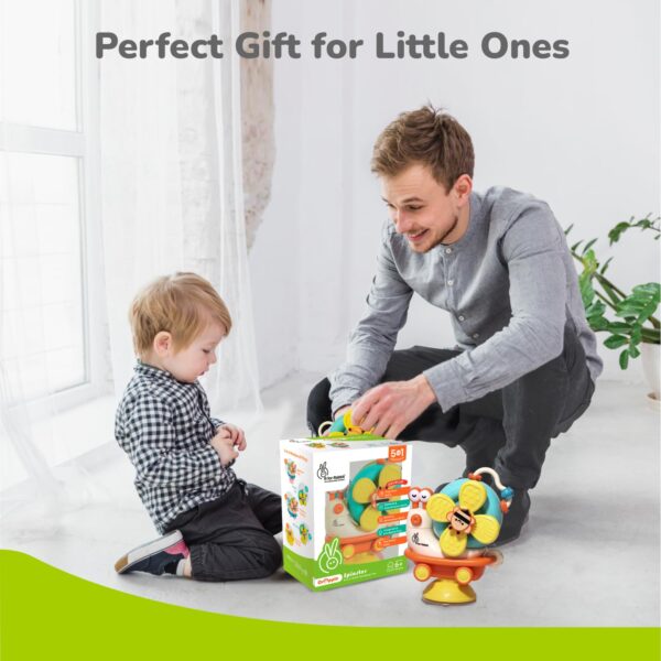 71m-aHlfAL._SL1500_.jpg R for Rabbit Orapple Spinster Toy for Baby 5-in-1 Suction Sp...