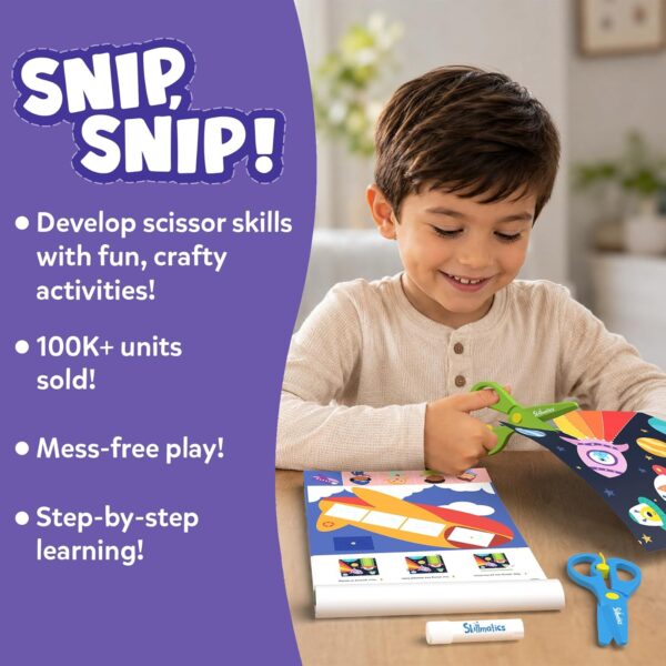 Skillmatics Scissor Skills Activity Book - Snip Snip, 25 Fun...