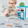 VGRASSP Money Safe Piggy Bank Toy for Kids with Number Passw...