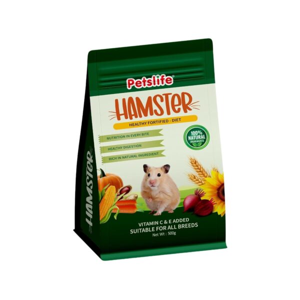 71nvD4fPeSL._SL1500_.jpg Petslife Hamster Small Animals Food (500g)