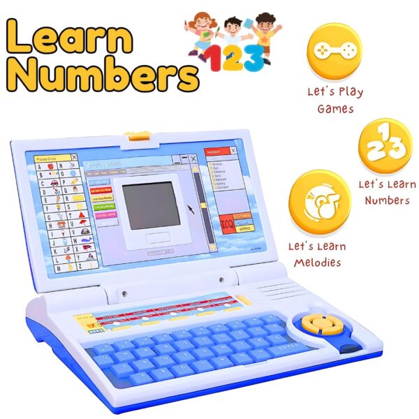 MiniExplorer Educational Computer Laptop Toy for Kids with M...
