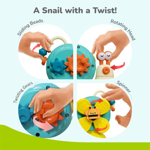 71rfn3MLjdL._SL1500_.jpg R for Rabbit Orapple Spinster Toy for Baby 5-in-1 Suction Sp...