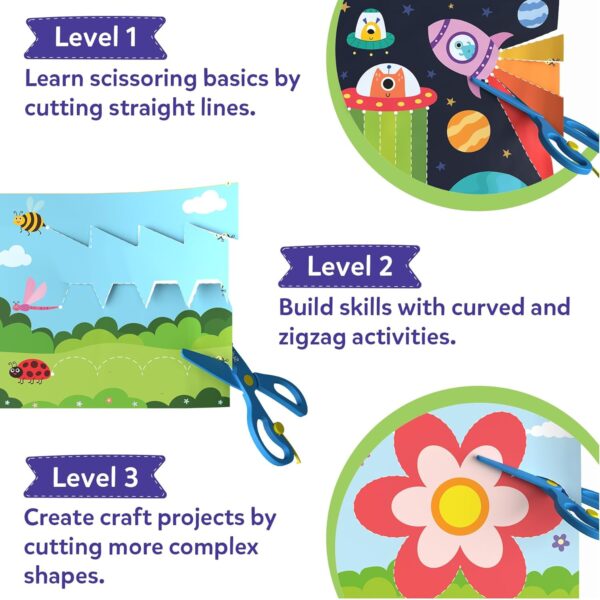 Skillmatics Scissor Skills Activity Book - Snip Snip, 25 Fun...