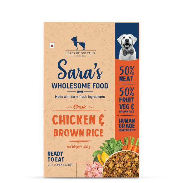 Sara's Wholesome by HUFT Classic Chicken & Brown Rice Dog Fo...