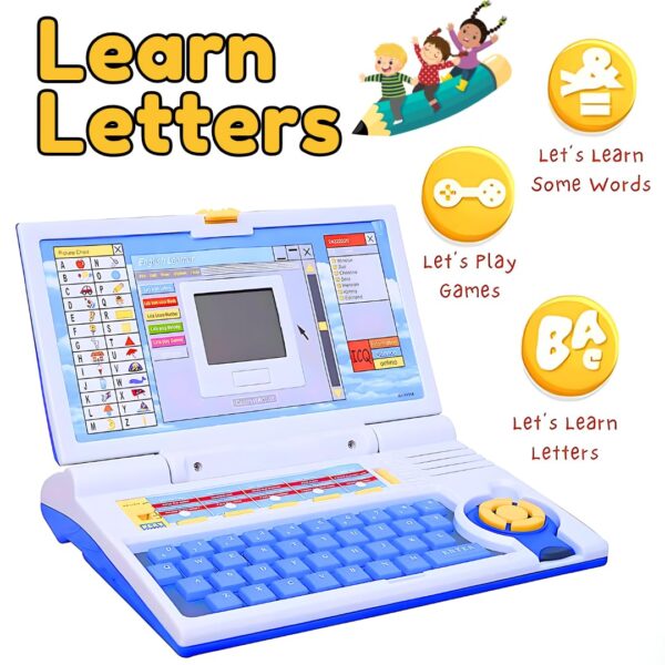 MiniExplorer Educational Computer Laptop Toy for Kids with M...