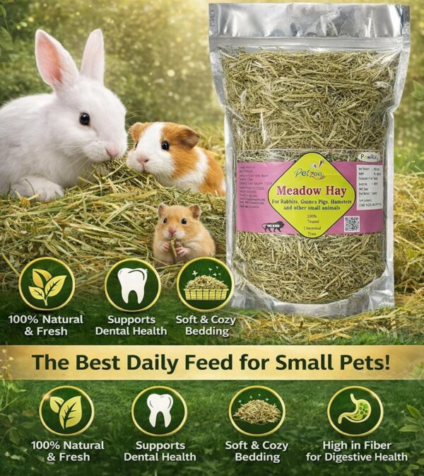 814JWu9OL._SL1500_.jpg Meadow Hay Food for Rabbits, Guinea Pigs, Hamsters & Other S...