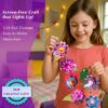 Chalk and Chuckles Flower Lights – DIY Foil Art Craft Kit fo...