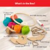 Chalk and Chuckles Art and Craft Kit for Kids - Make Your Ow...