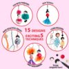 81K8N-greVL._SL1500_.jpg Chalk and Chuckles Keychain Dolls – Art and Craft Kit for Gi...