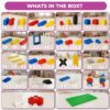 81OP8FjHLoL._SL1500_.jpg TOYZTREND Expert Master Building Blocks for Kids, 200 Interl...