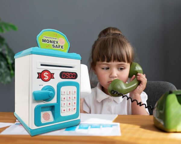 VGRASSP Money Safe Piggy Bank Toy for Kids with Number Passw...