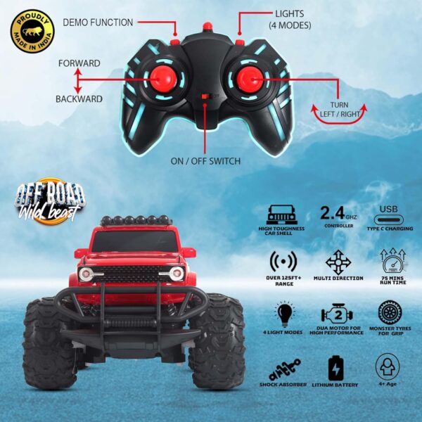 popsugar Off Roader Rechargeable Remote Control Car | RC Car...