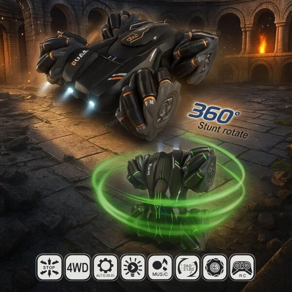 GRAPHENE 4X4 Remote Control Drift Stunt Car 4WD Racing Fall ...