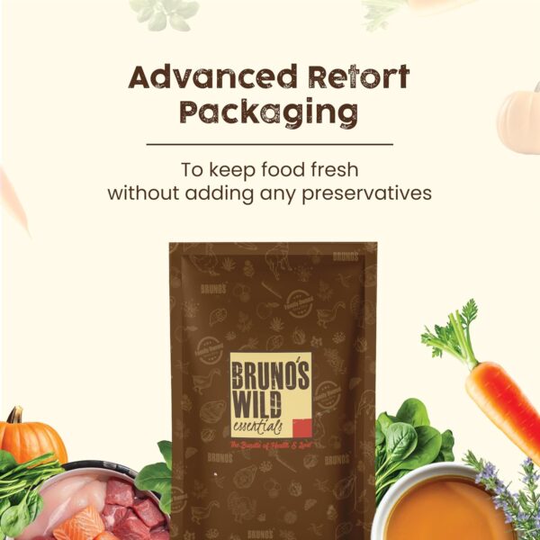 Brunos Dog Wet Food Chicken Pate – 85g (Pack of 6)|for Adult...