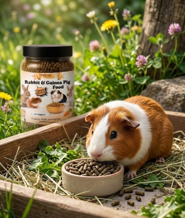 Look Me Rabbit Guinea Pig Food 600g Pack of 2 | Premium High...
