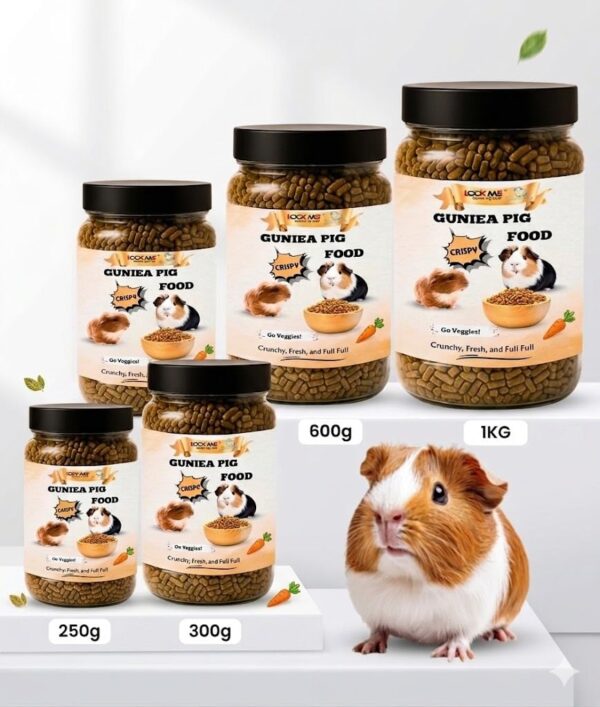Look Me Rabbit Guinea Pig Food 600g Pack of 2 | Premium High...