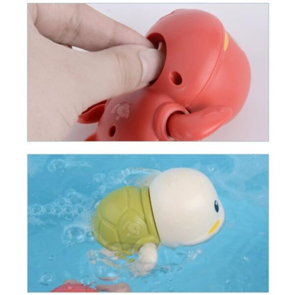5127ySH179L._SL1080_.jpg Storio Cute Swimming Baby Water Turtle Bath Toys for Toddler...