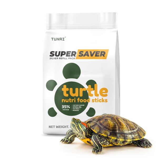 TUNAI Super Saver Adult Pellet Turtle Food Spirulina Added f...