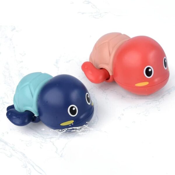51VoYj6wehL._SL1080_.jpg Storio Cute Swimming Baby Water Turtle Bath Toys for Toddler...