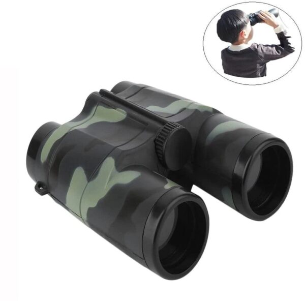 VGRASSP Compact and Portable Army Style Binoculars Toy for K...