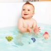 6117vCSfn-L._SL1080_.jpg Storio Cute Swimming Baby Water Turtle Bath Toys for Toddler...
