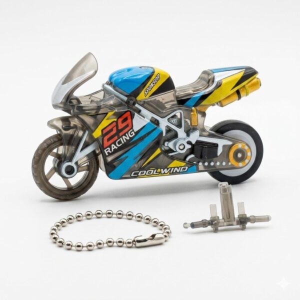 613XPBXPlWL._SL1500_.jpg AK'S Venture Set of 3 Racing Motorcycle Toys for Kids with F...