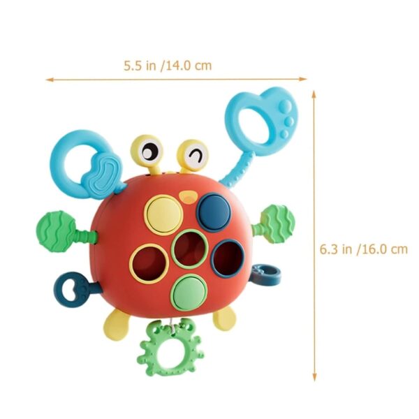 Kidology Baby Montessori Sensory Toys | Silicone Pull String...