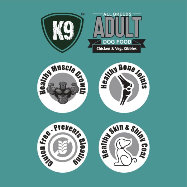 K9 AlMuscle Growth, Healthy Bone Joints, Gluten Freel Breeds...