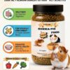Lookme Rabbit 250g Guinea Pig Food Pellets High Fiber Vitami...